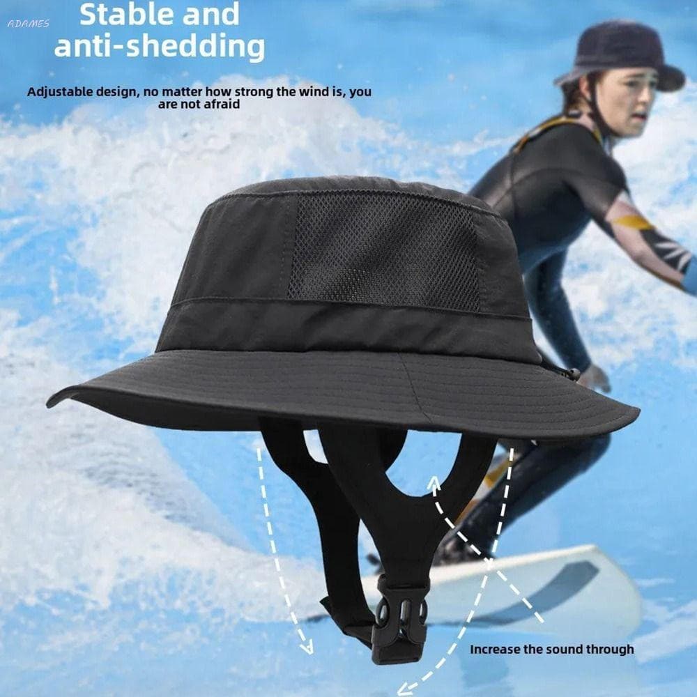Boné De Surf De Praia ADAMES , Chapéu De Pescador Com Protetor Solar Respirável De Malha Sol Masculino De Aba Larga Ajus