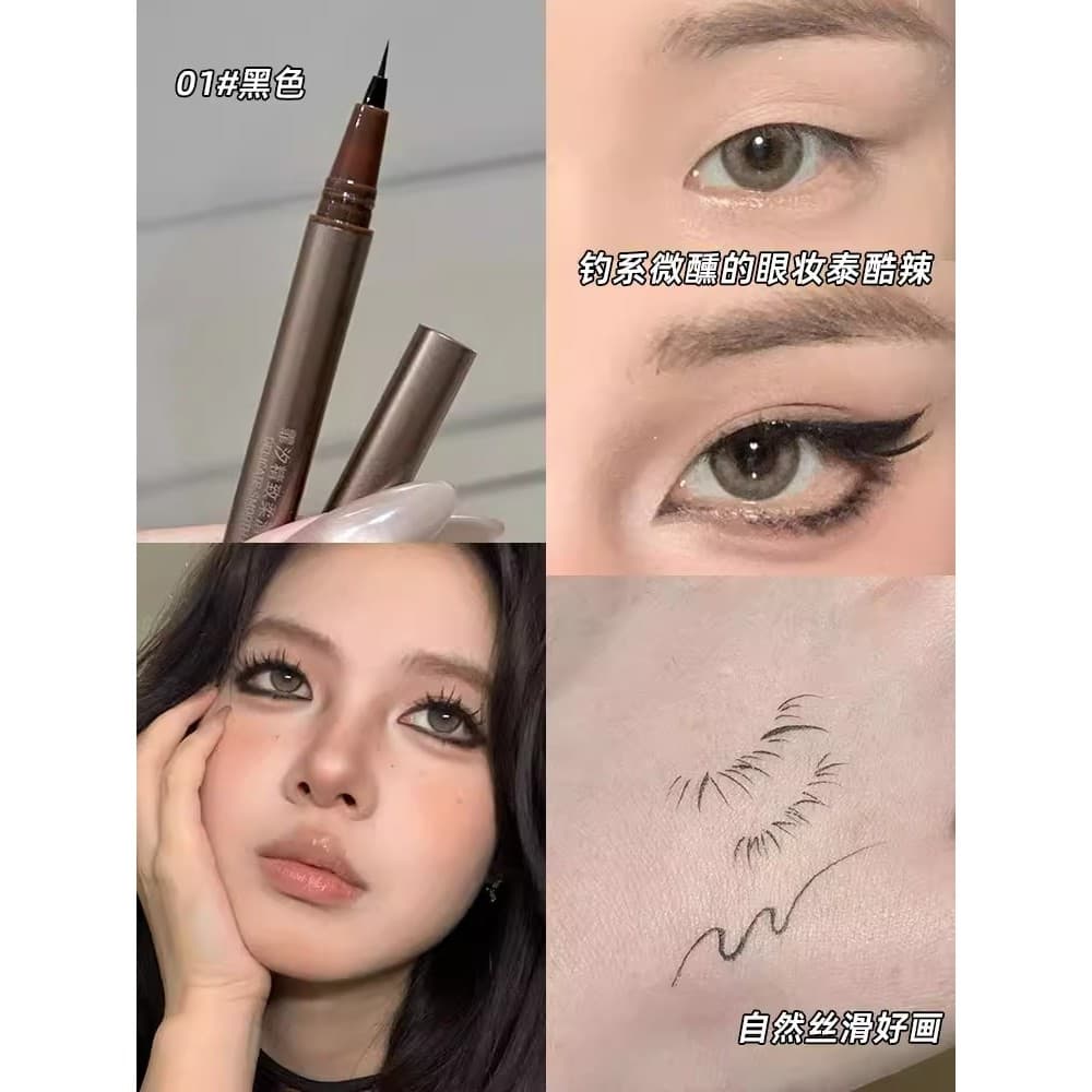 Estilo ultrafino ~ pode desenhar cílios inferiores em caneta delineadora líquida de longa duração à prova d'água sem man