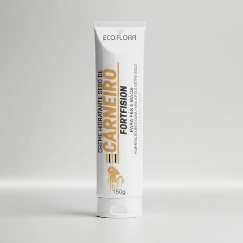 Creme Hidratante Sebo de Carneiro Fortifisión Maciez e Nutrição Profunda para Pés, Mãos, Joelhos e Cotovelos