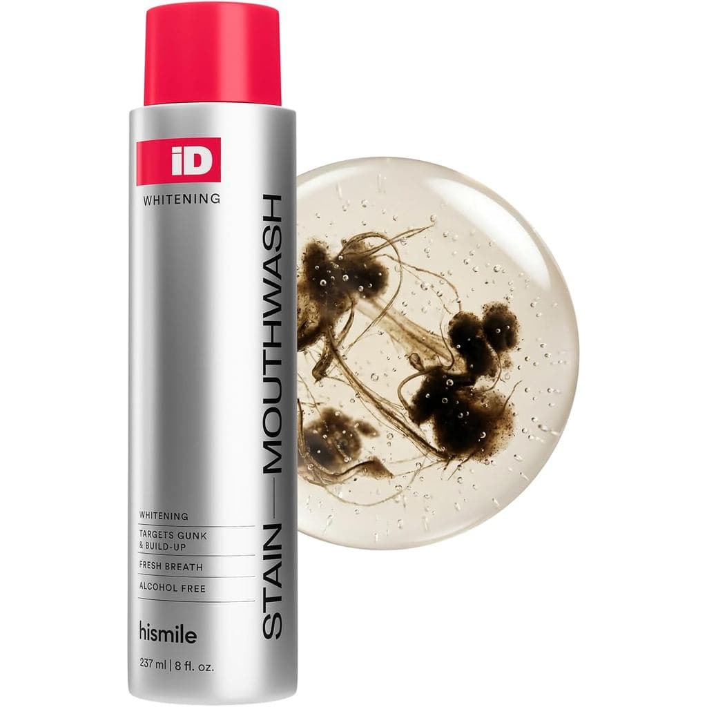 Enxaguante bucal HiileiD para remoção de manchas, refresca o hálito, contém peróxido de hidrogênio para a saúde dental,