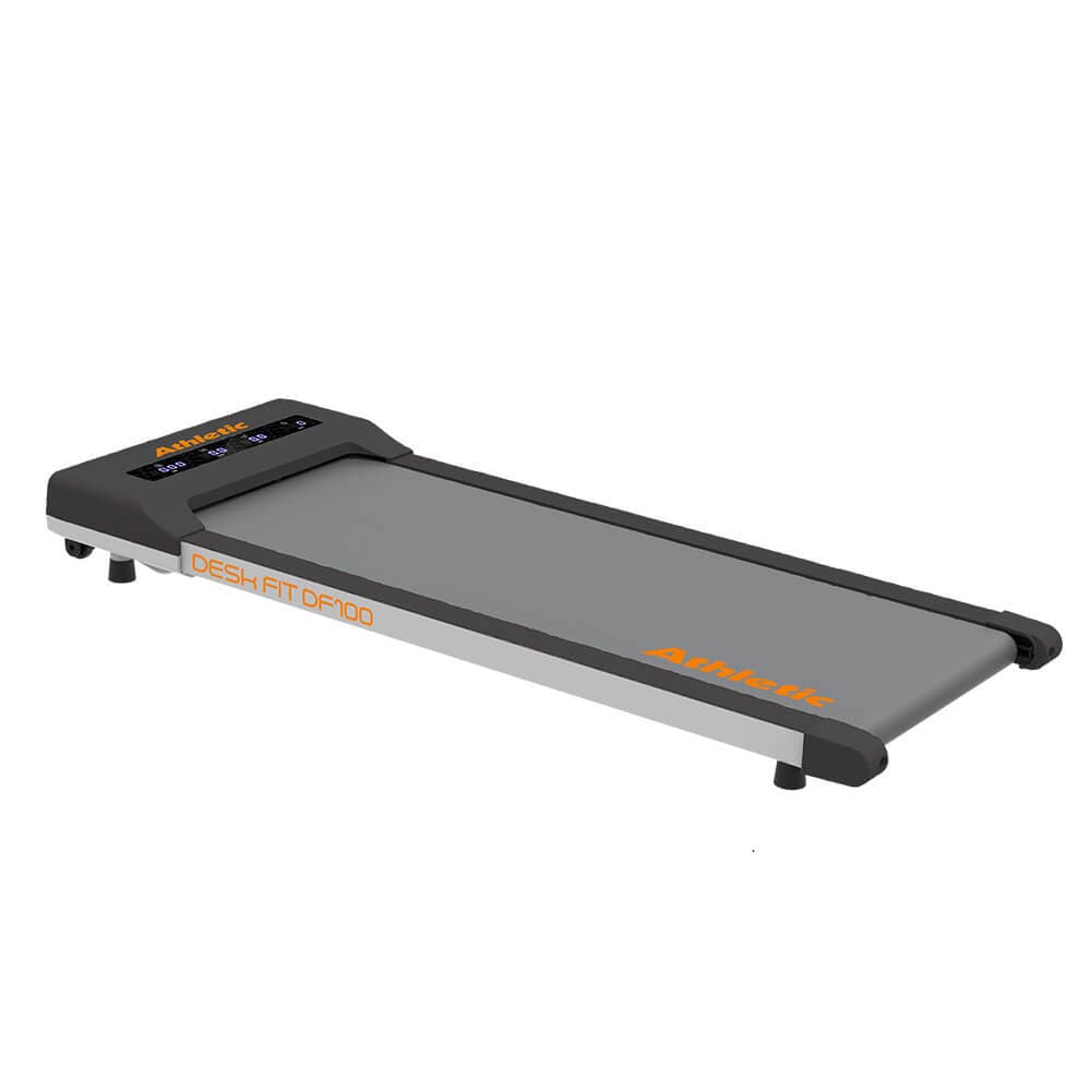 Esteira Elétrica Athletic Desk Fit DF100 6km/h Suporta 110kg Compacta Sem Varanda Pronta para Usar