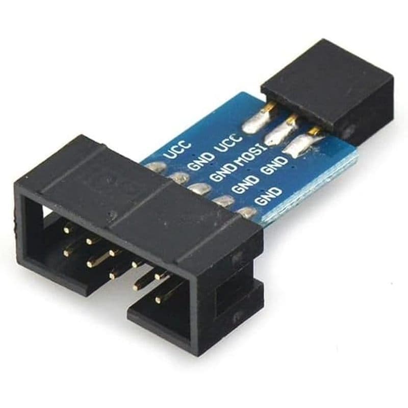 10Pin Para 6PiN Converter Placa Adaptadora Padrão De 10 Pinos 6 ATMEL STK500 AVRISP USBASP ISP Conversor De Interface AV