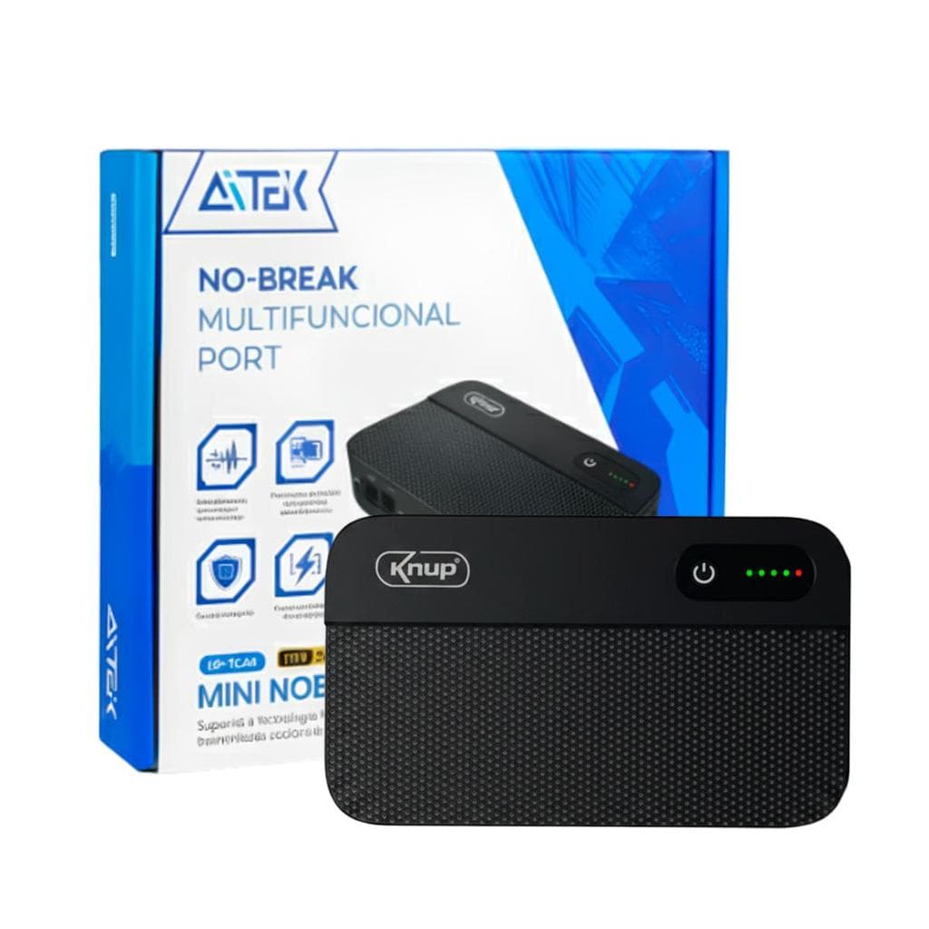 Mini Nobreak DC Para Roteador Câmera IP POE Autonomia Pronto Uso 18W Bivolt