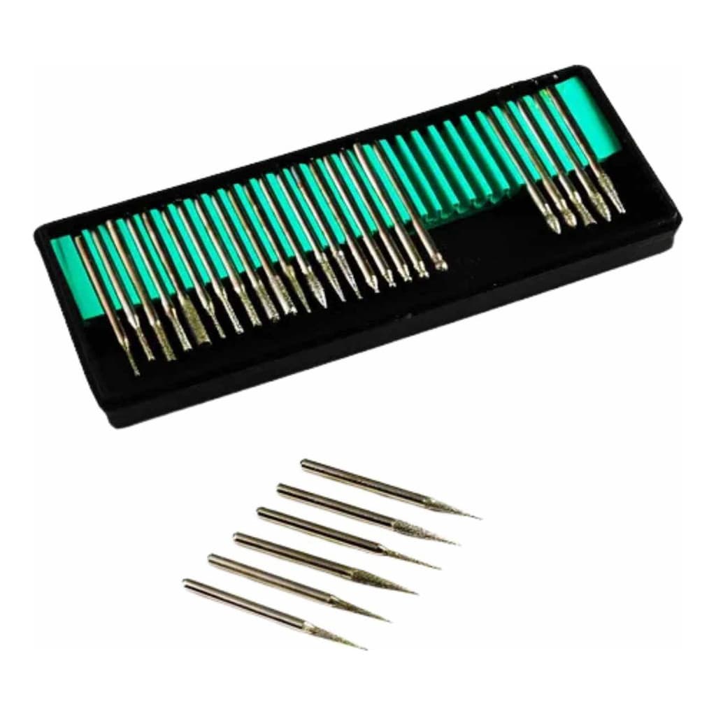 Kit 30 Brocas Lixadeira Unha Eletrica Manicure Profissional