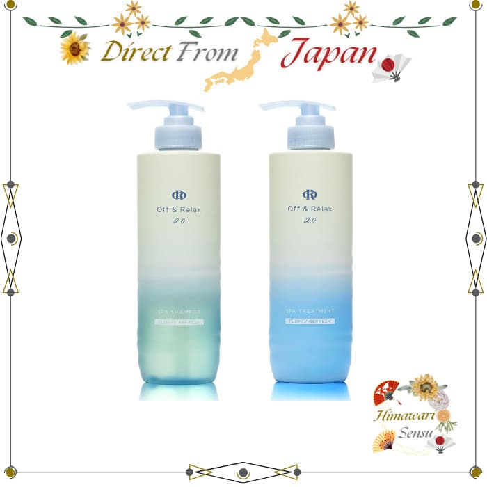 Off&Relax Spa Fluffy Refresh shampoo treatment Cassis and Muguet 460ml【 Direct from Japan 】