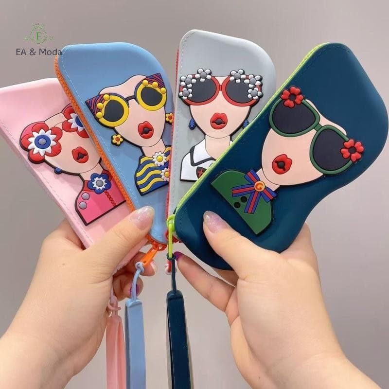 EA & Moda Silicone Óculos Saco Pequenos Itens Sacos À Prova Dwaterproof Água Caixa Cosméticos Moeda De Poeira Multifunci