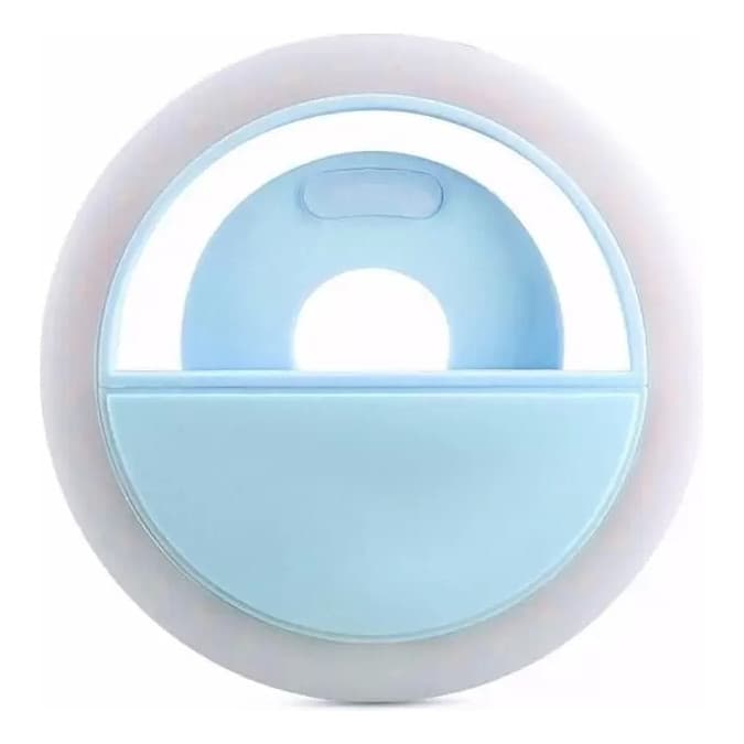 Mini Ring Light Selfie Azul
