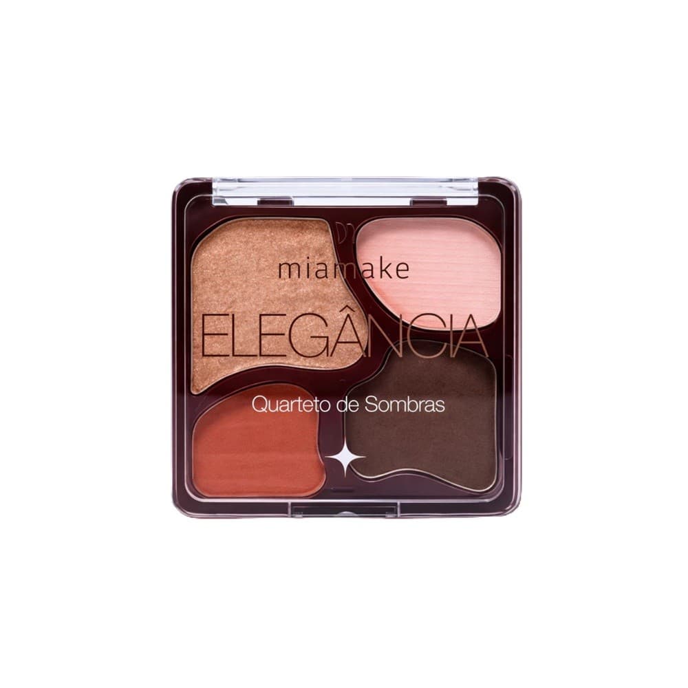 Quarteto de Sombras MIA MAKE ELEGÂNCIA Alta Cobertura
