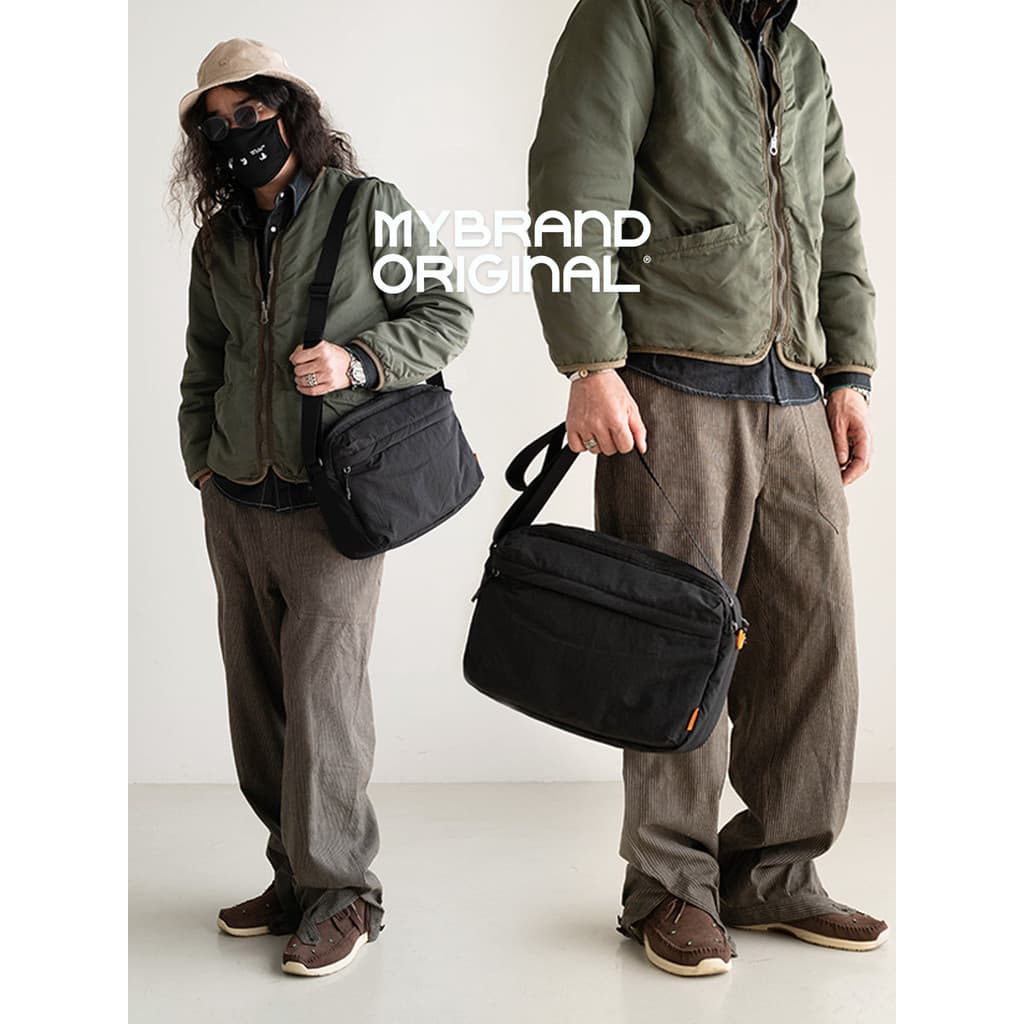 Não enterrado moda leve Commuter masculino All-Match bolsa mensageiro bolsa de ombro ipad47cm bolsa de computador 6L MK0
