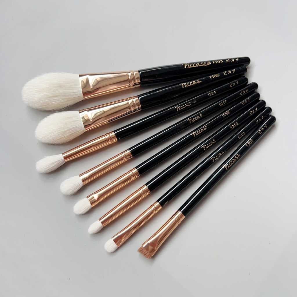 Picasso novo estilo 1224 pincel de manchas pincel de pó solto pincel de Blush 1301 pincel de sobrancelha deitado pincel