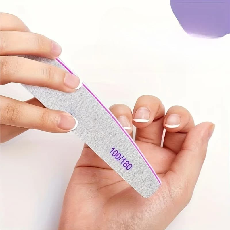 Arquivos E Amortecedores De Unhas Profissional Dupla Face Placas De Esmeril Ferramenta De Manicure Para Acrílicas