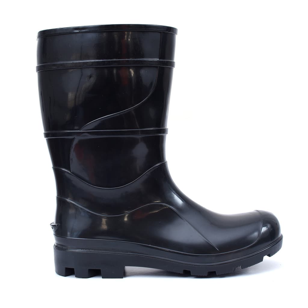 Bota Galocha Impermeável Cano Médio Solado Antiderrapante Bota Sete Leguas PVC Motociclista