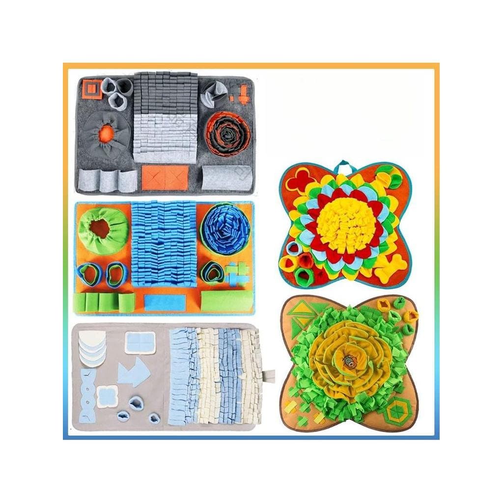 Brinquedo para cães, novo estilo, tapete para cheirar animais de estimação, tapete de treinamento à prova de derramament