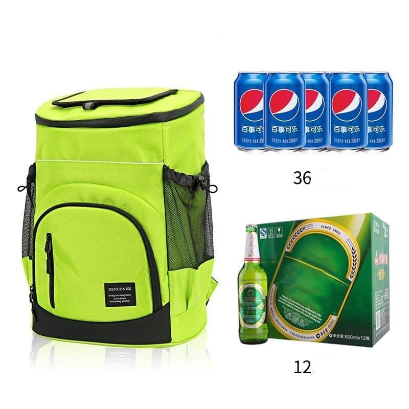 33L Grande Capacidade Portátil À Prova D 'Água Isolamento Mochila Piquenique Viagem Ao Ar Livre Comida Geladeira