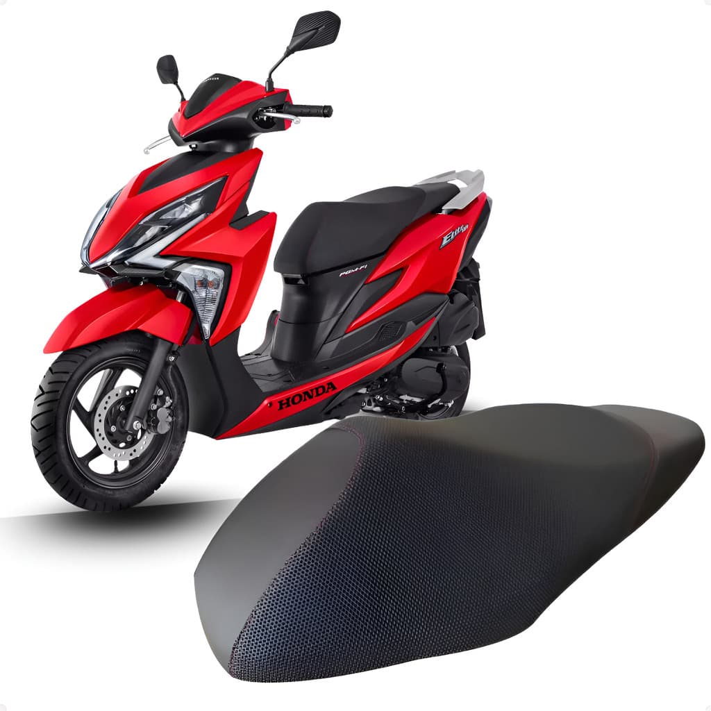 Capa De Banco Preto Honda Elite 2019 2020 2021 2022 2023 2024