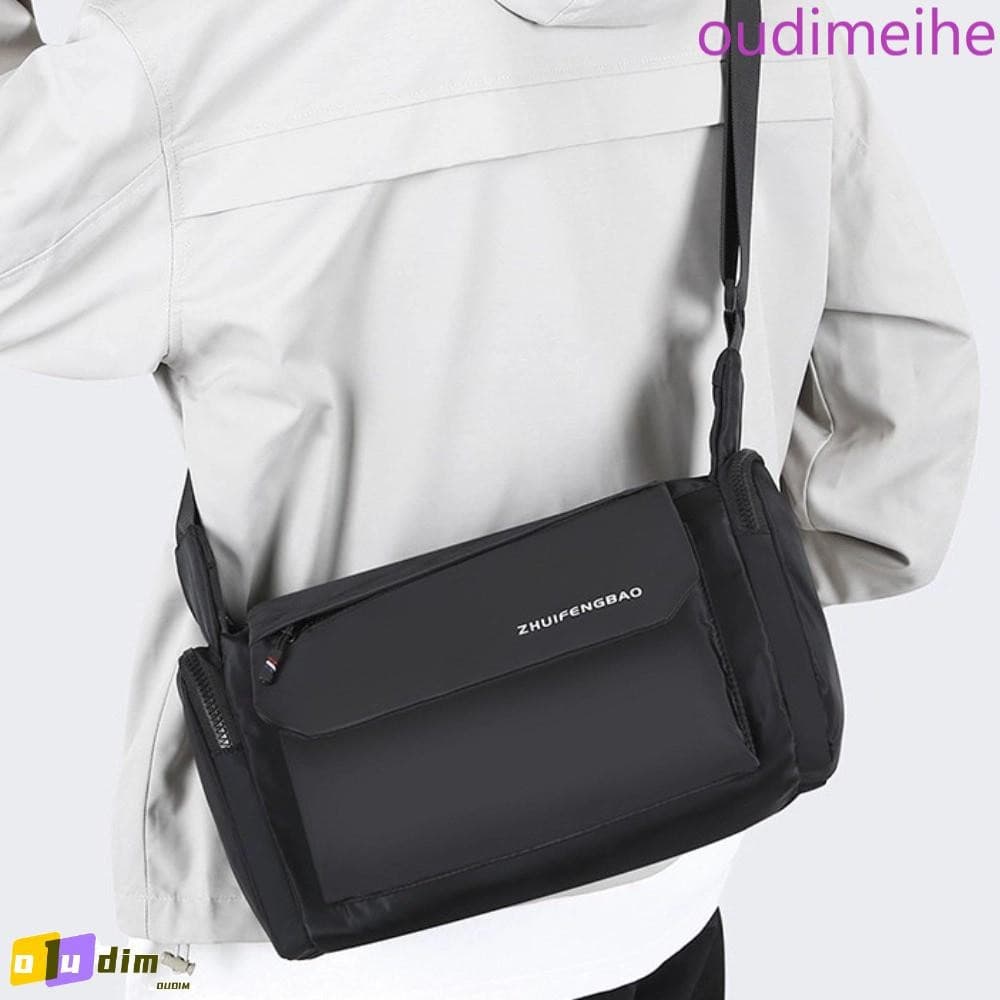 Bolsa De Ombro De Estudante OUDIMEIHE , Telefone Crossbody Masculina De Grande Capacidade , Com Vários Bolsos