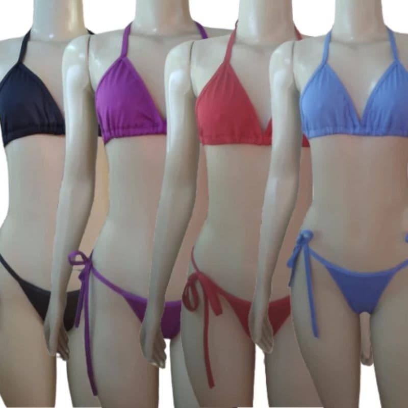 kit 4  Biquíni Cortininha Marquinha Gringa Europa