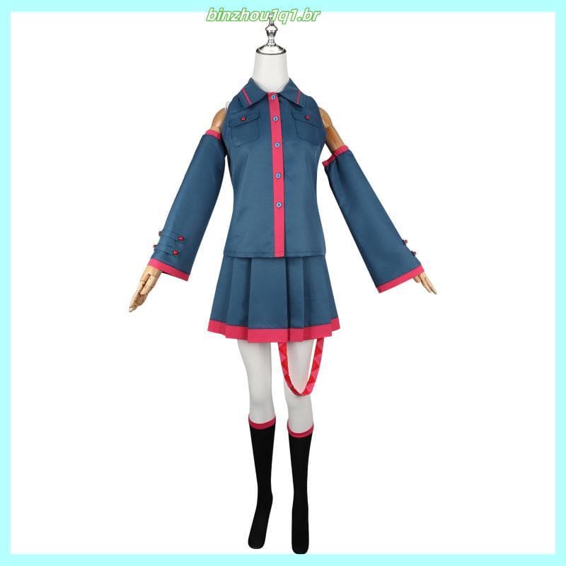 Uniforme de Cosplay Teto da Fórmula de Estresse Inicial Azul Primeiro Devido ao Anime e Jogos Fantasia de Cosplay Futuro