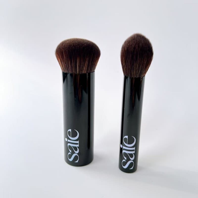 SAIEBEAUTY O Grande Pincel De Base Líquida , Fofo , Macio , Multiuso , Maquiagem Para Polimento E Construção De Mistura