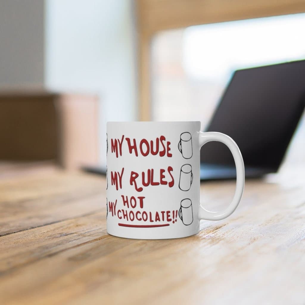 Caneca Facas Minha Casa Minhas Regras Minha Caneca de Café Copo de Água de Cerâmica Presente