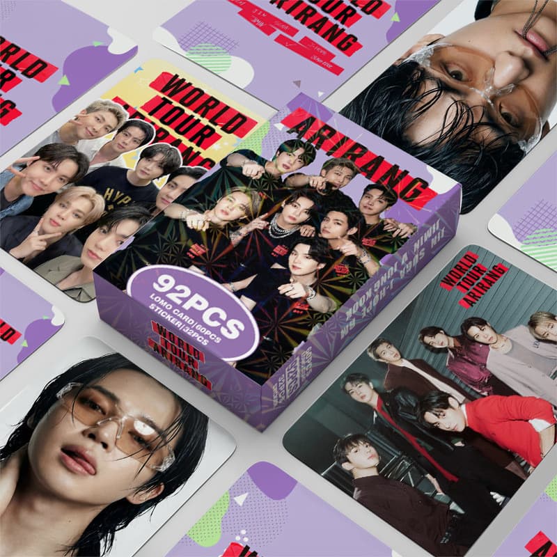KPOP 92 Unidades/Caixa BTS Photocards ARIRANG LOMO Cartão De Coleção