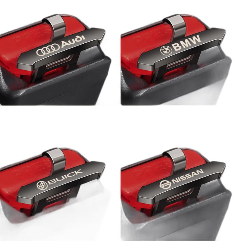 Gancho de Cinto de Segurança para Carro Ajustador Universal com Logotipo Personalizável e Plug Fixação Interno
