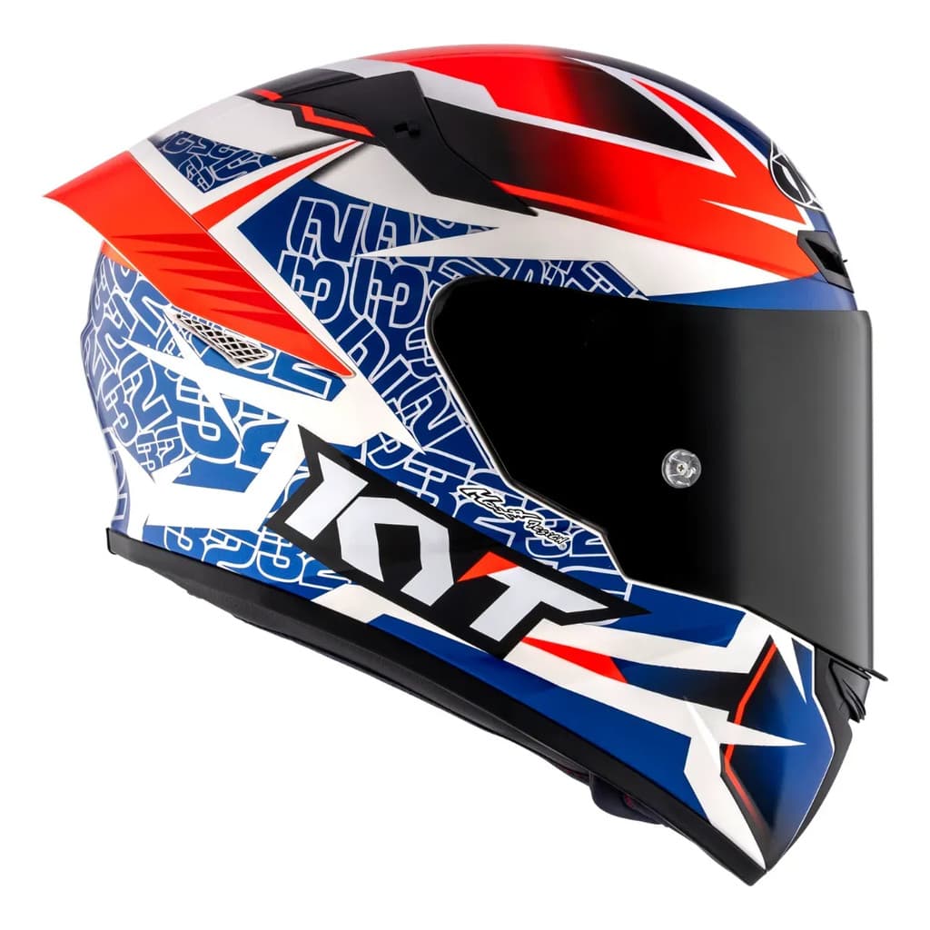 Capacete Kyt Tt Course Vinales Balance Azul + Viseira Extra