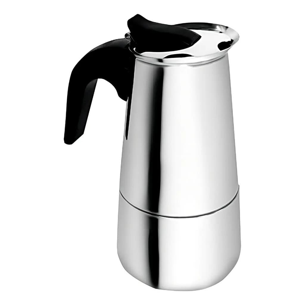 Ke Home Cafeteira De Fogão 4 Xícaras Aço Inoxidável Italiana 0v/0v