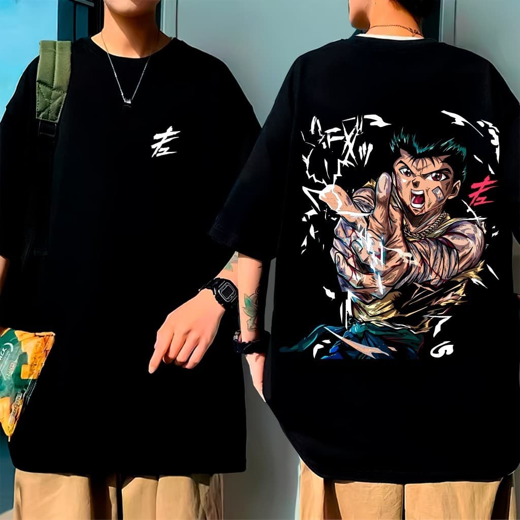 Blusa Yu Yu Hakusho Yusuke Anime Streetwear Feminino Masculino Unissex