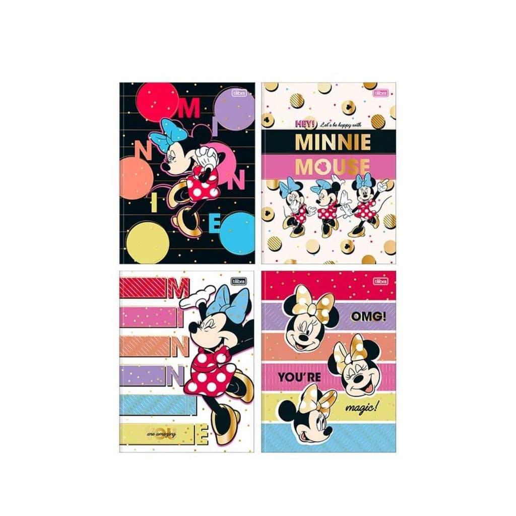 KIT MINNIE 2 BROCHURAO + 1 CARTOGRAFIA + KIT LAPIS BORRACHA APONTADOR PERSONALIZADO MINNIE MOUSE