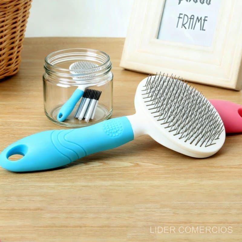2/3/4 Pcs Escova Para Remover Pelo De Gato E Cachorro Design De Dentes Concentrados Limpeza Rapida E Confortavel Para O
