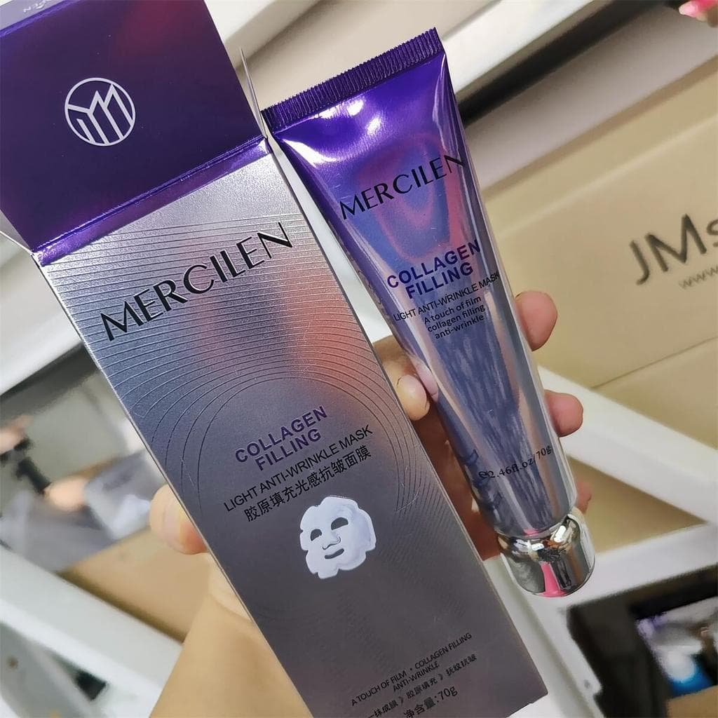 Geléia real translúcida clareamento colágeno enchimento sensação de luz Anti-rugas manchas máscara creme hidratante hidr