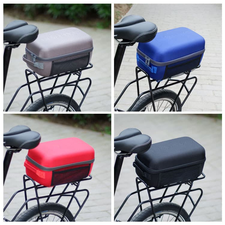 Dobrável bicicleta traseira Piggy-up saco de assento traseiro mountain bike traseiro camelo saco mountain bike prateleir