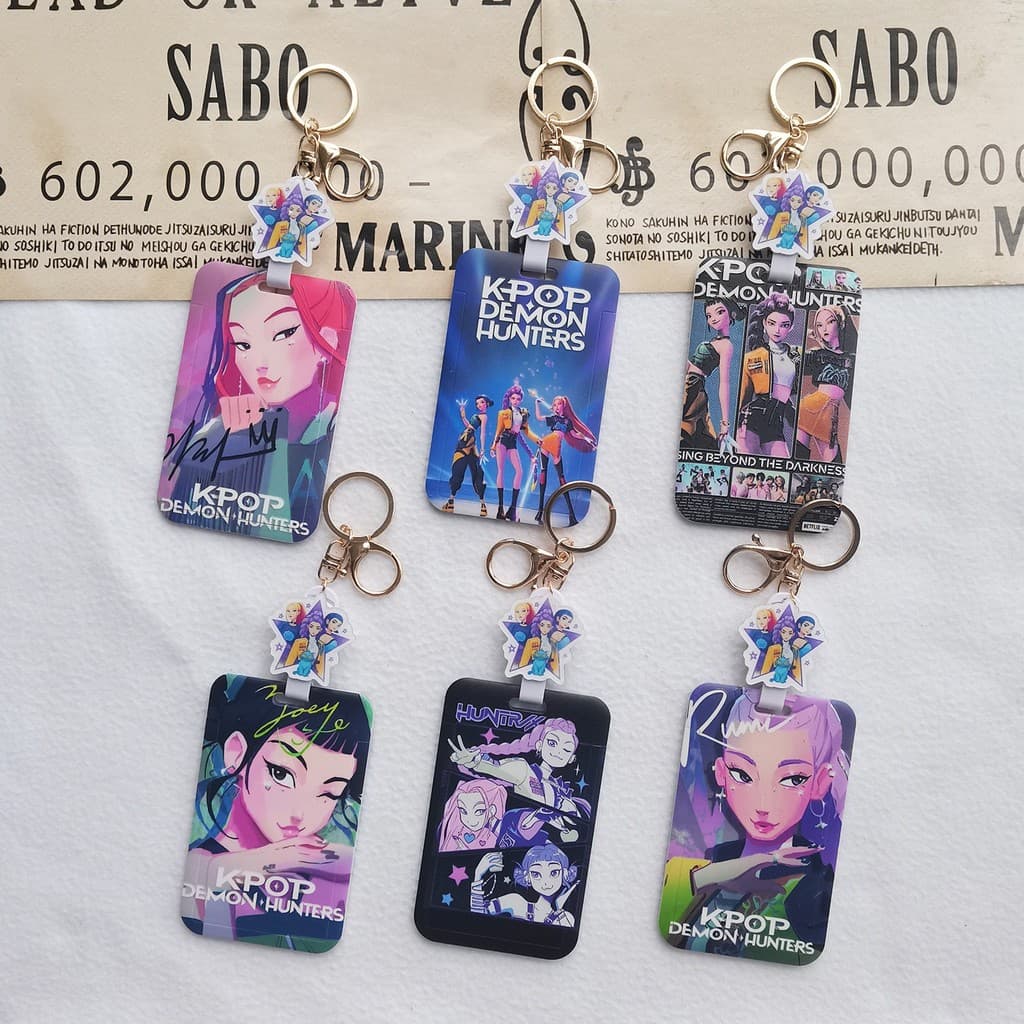 Novo estilo kpop dos desenhos animados Anime mercadoria titular do cartão estudante Campus cartão de refeição cartão de