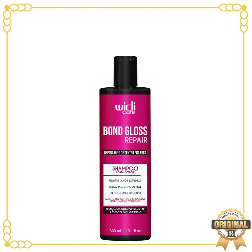 Shampoo Bond Gloss Repair Fortalecedor Widi Care 300 ml