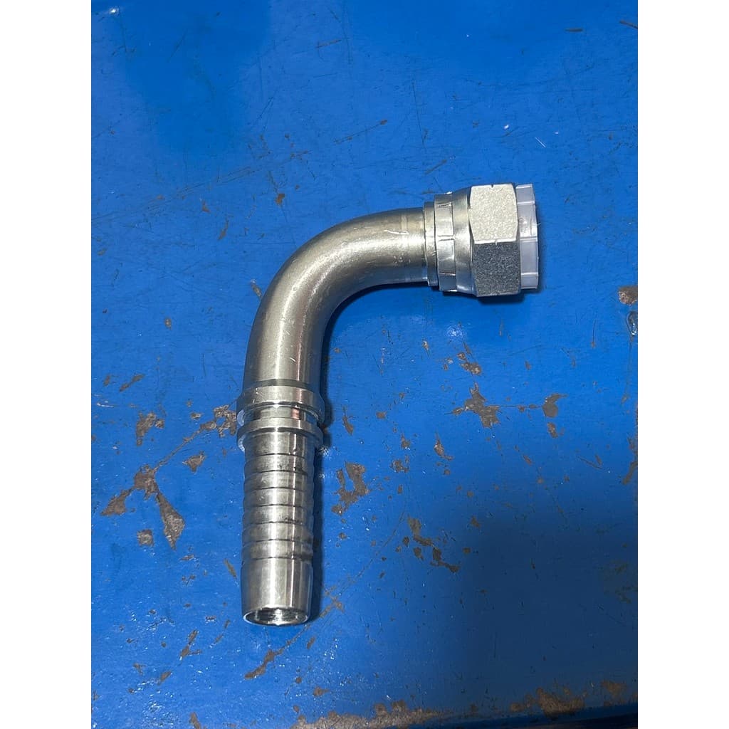 Terminal Fêmea Giratória BSP 60° Curva 90° 1/2" x 3/4"