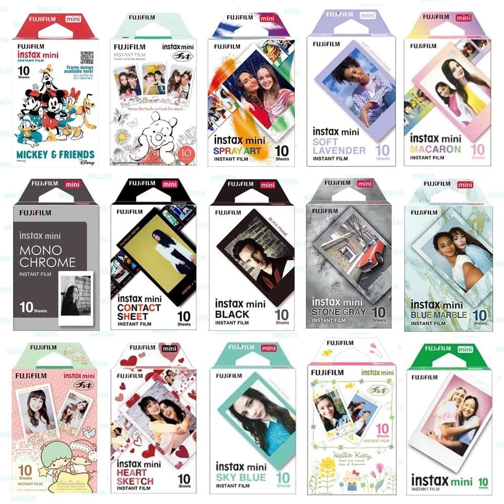 Filme Fujifilm instax mini Moldura Cartoon ISO 800 (10 Fotos) p/ mini 12 11 9 8 40 Link 2 LiPlay EVO