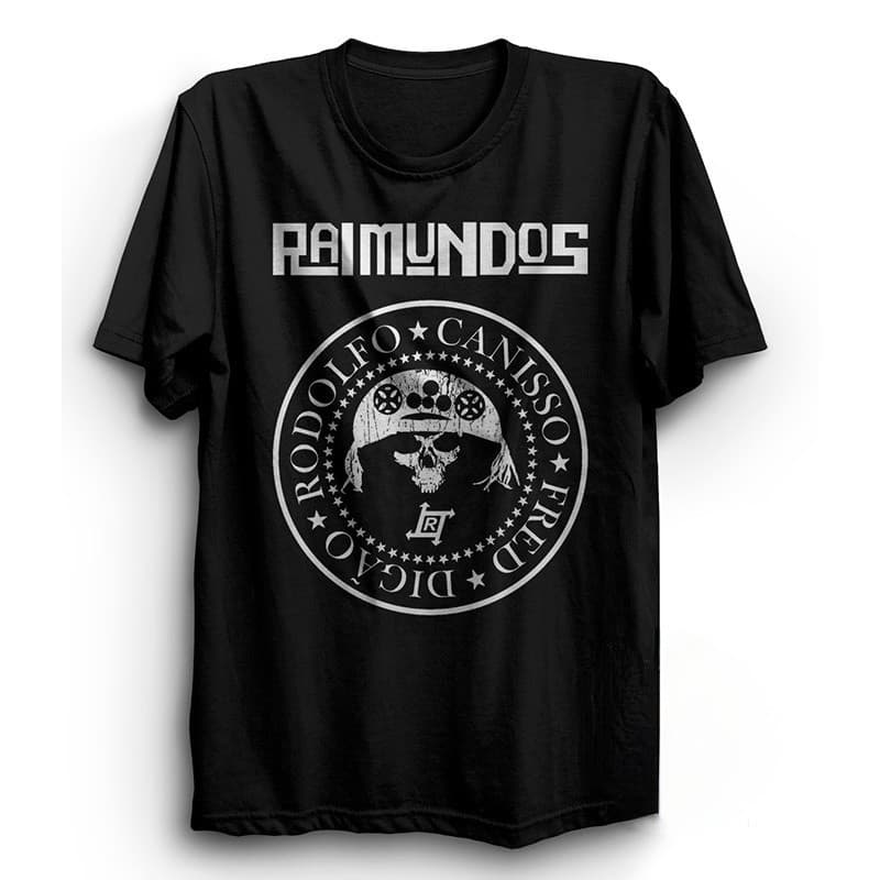 [Camiseta Premium em Algodão Puro]CC Raimundos Blusa De Rock Unissex 100% Algodão
