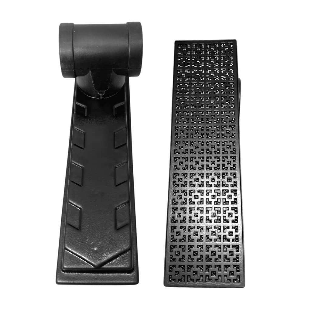 Ralo 15x50 Preto Dubai Tela Saída 100mm Canto e Difusor