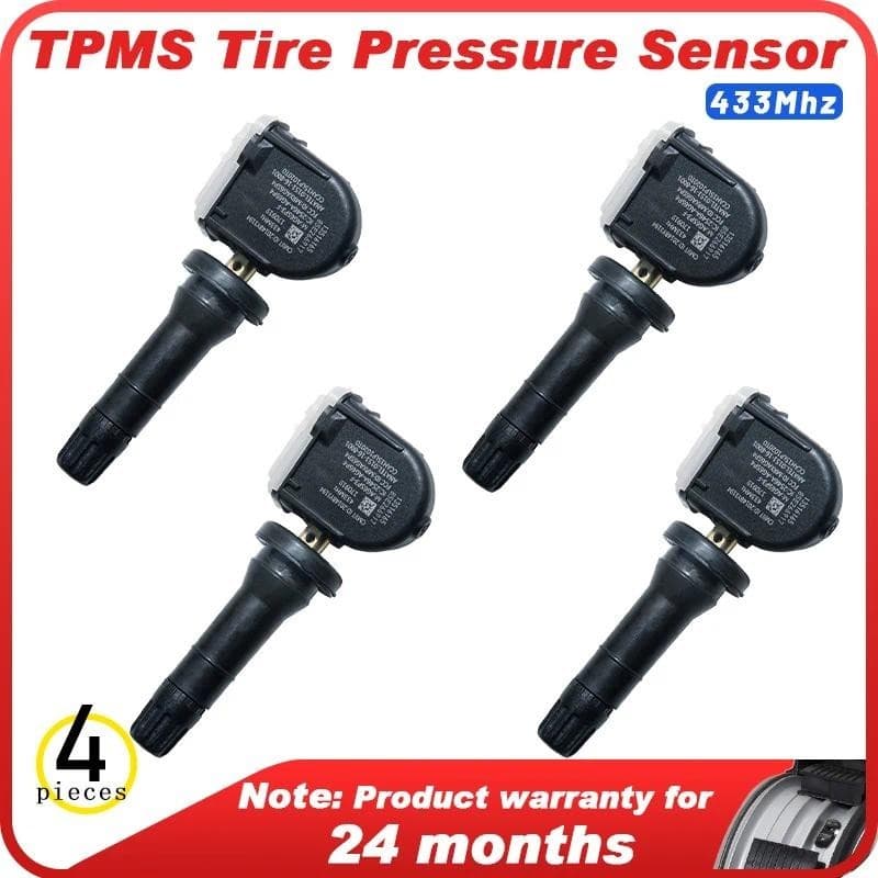 Sensor De Pressão Dos Pneus , 4 Unidades , Para Cadilac XT4 2019-2021 CHEVROLET Silverado 2020 GMC Acadia 2018 433HMz 13