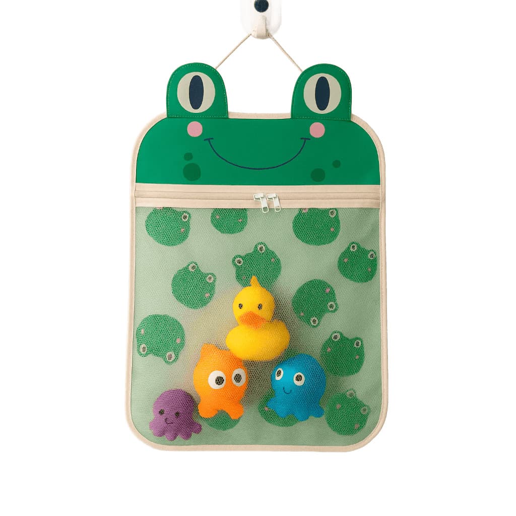 Organizador Infantil – Cesto Para Banho - com Estampa de Bichinhos