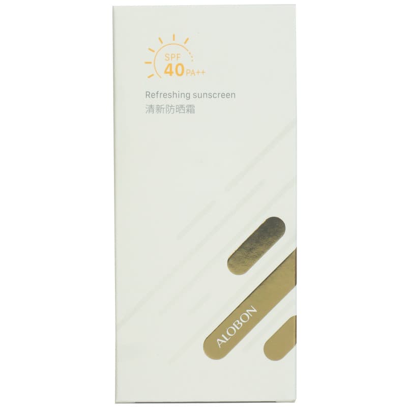 ALOBON Protetor Solar Fresco Genuíno FPS50+PA+++Loção Protetor Solar Refrescante Hidratante de Alta Potência