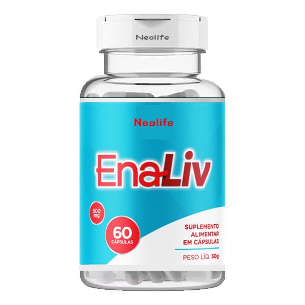 1 Enaliv 60 Cápsulas Original- Livre-se Da Enxaqueca