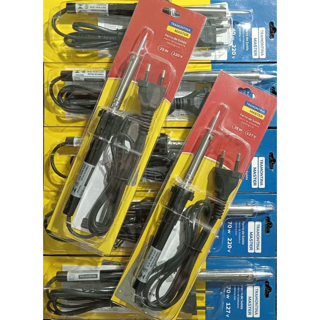 Ferro Solda 40W Tramontina Para Projetos e Reparos – 127V/220V
