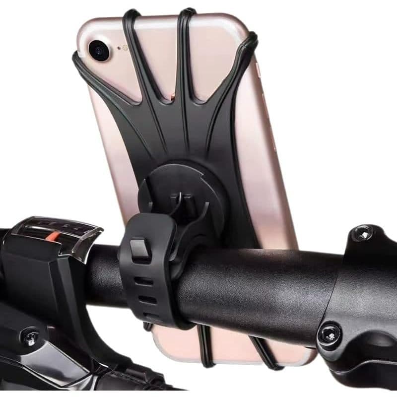 360 Rotativo Suporte Do Telefone Da Bicicleta Silicone Motocicleta GPS Universal Móvel Para 4.0-6.0 Polegada