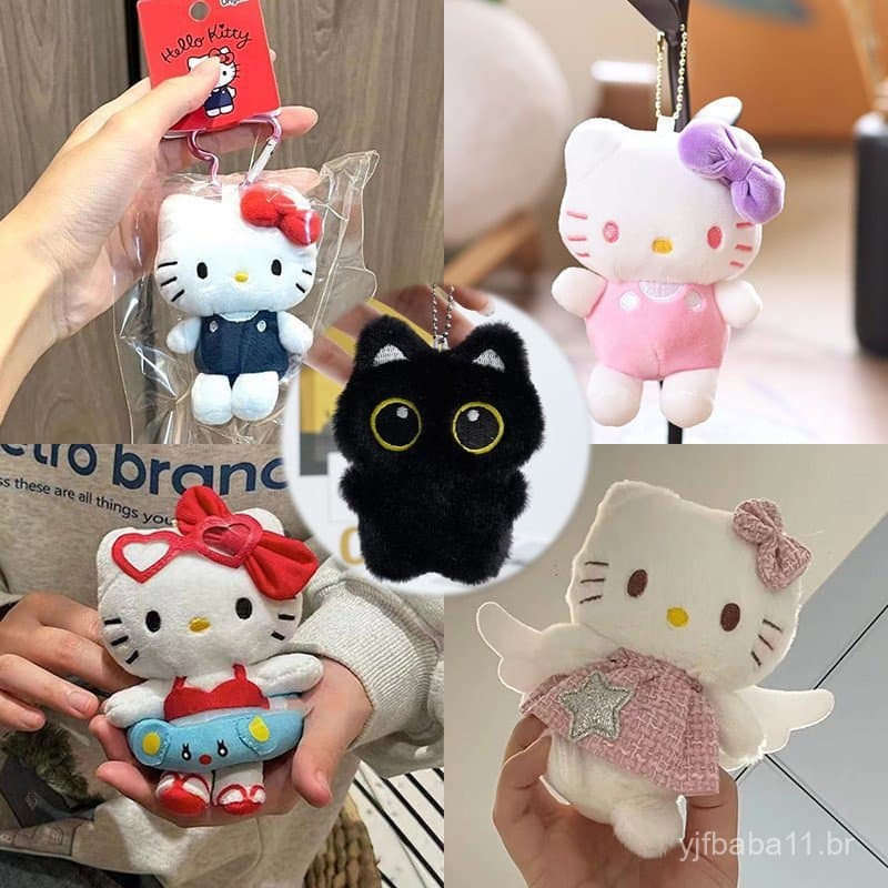 13cm Brinquedo de Pelúcia Chaveiro Criativo Boneca Presente de Decoração Infantil