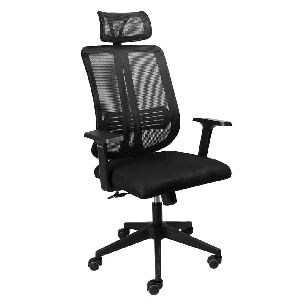 Cadeira Ergonômica Conforto Office Go Star Plus Preta Vinik