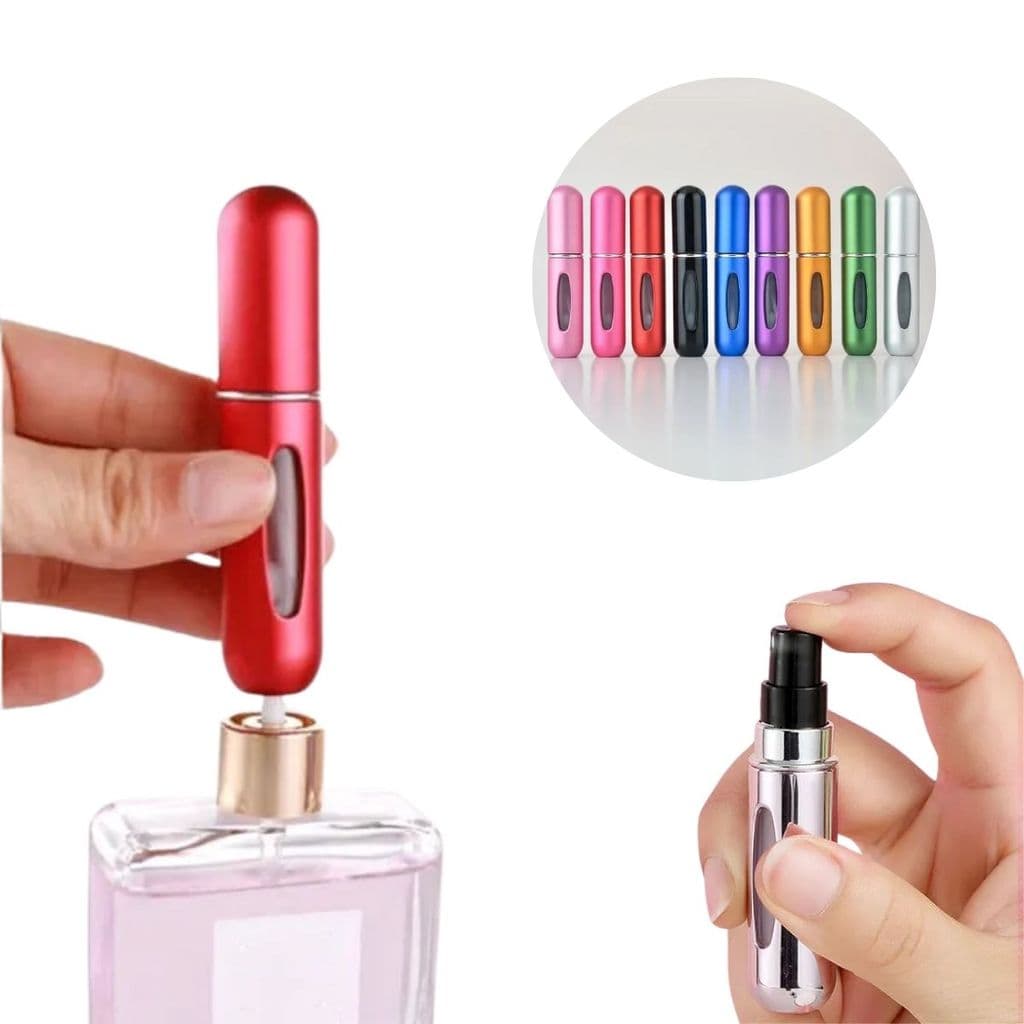 1 Mini Frasco Perfume Spray 5ml Portátil Viagem Recarregável Porta-Perfume Bolsa refil spray pump
