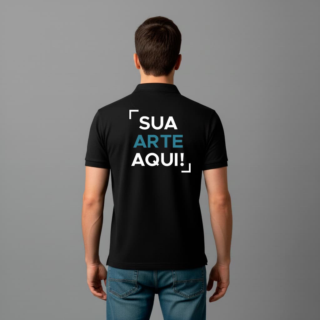 Camisa Polo Personalizada Empresa Premium Piquet Unissex