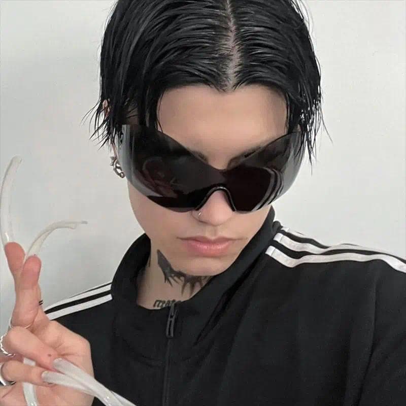 Novos Óculos de Sol Spice Girls, Óculos de Sol Femininos de Moda com Lentes Grandes em Forma de Olho de Gato, Óculos de